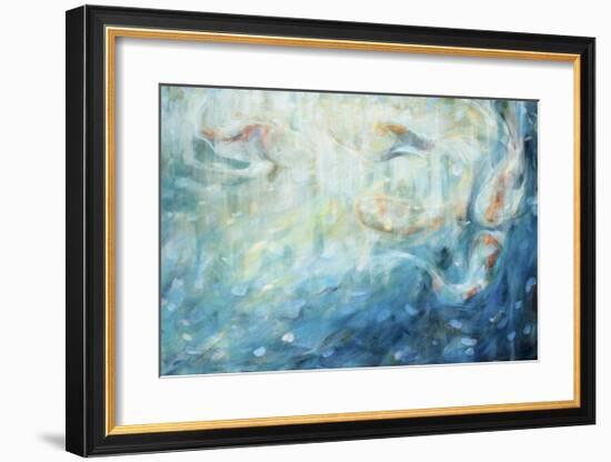 Playing Koi-Karen Lorena Parker-Framed Giclee Print