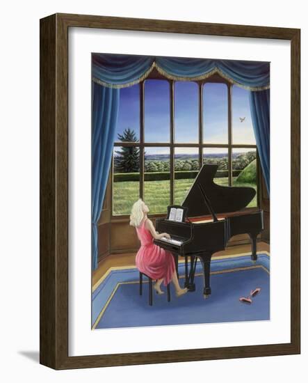 Playing Mozart-Liz Wright-Framed Giclee Print