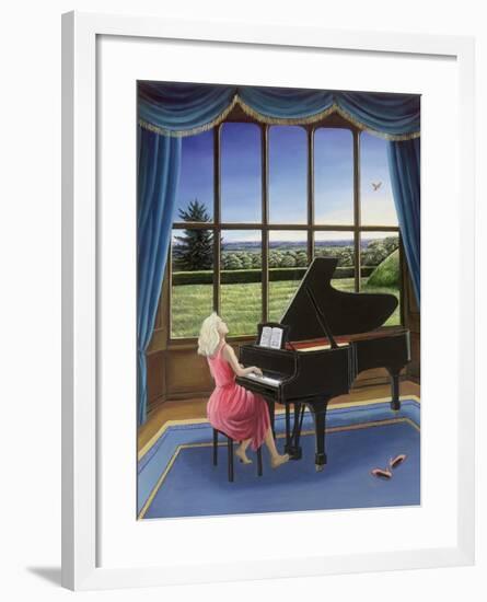 Playing Mozart-Liz Wright-Framed Giclee Print