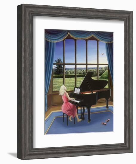 Playing Mozart-Liz Wright-Framed Giclee Print