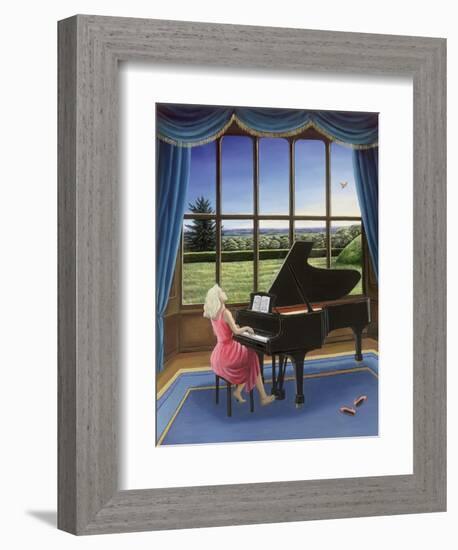 Playing Mozart-Liz Wright-Framed Giclee Print