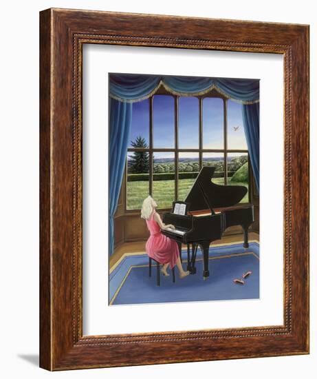 Playing Mozart-Liz Wright-Framed Giclee Print