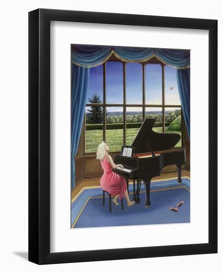Playing Mozart-Liz Wright-Framed Giclee Print