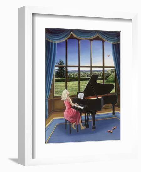 Playing Mozart-Liz Wright-Framed Giclee Print