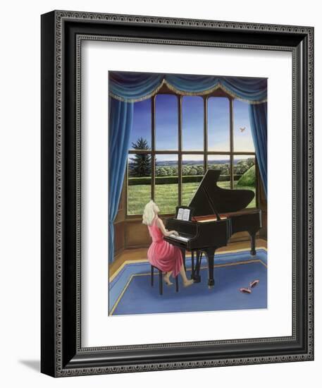 Playing Mozart-Liz Wright-Framed Giclee Print