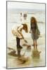 Playing on the Beach-Thomas Liddall Armitage-Mounted Giclee Print
