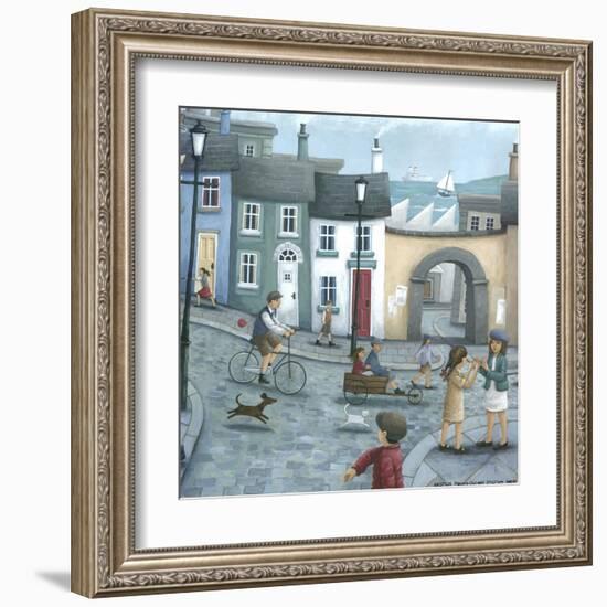 Playing Out-Peter Adderley-Framed Art Print