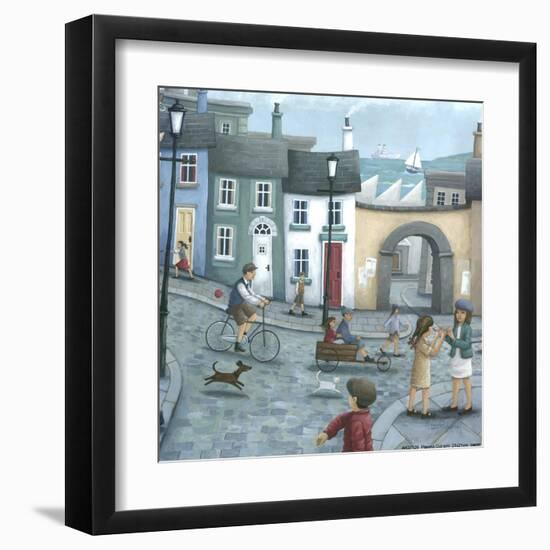 Playing Out-Peter Adderley-Framed Art Print