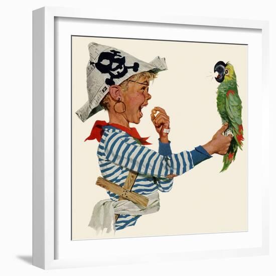 Playing Pirate, 1957-null-Framed Giclee Print