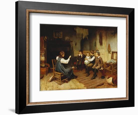 Playing School-Harry Brooker-Framed Giclee Print