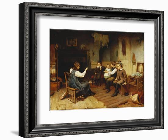 Playing School-Harry Brooker-Framed Giclee Print