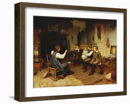 Playing School-Harry Brooker-Framed Giclee Print