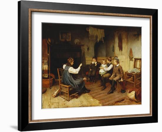 Playing School-Harry Brooker-Framed Giclee Print