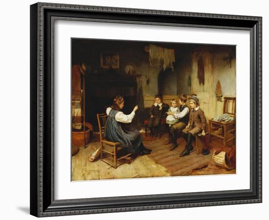 Playing School-Harry Brooker-Framed Giclee Print