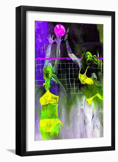 Playing Volley-Pol Ledent-Framed Art Print