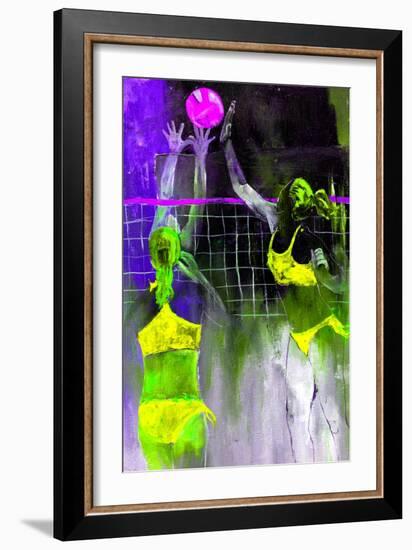 Playing Volley-Pol Ledent-Framed Art Print