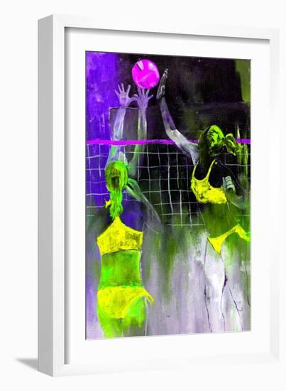 Playing Volley-Pol Ledent-Framed Art Print