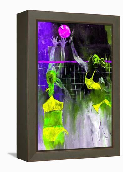 Playing Volley-Pol Ledent-Framed Stretched Canvas