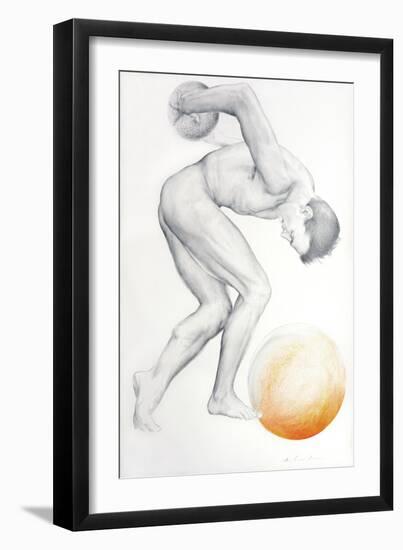 Playing with Planets-Antonio Ciccone-Framed Giclee Print