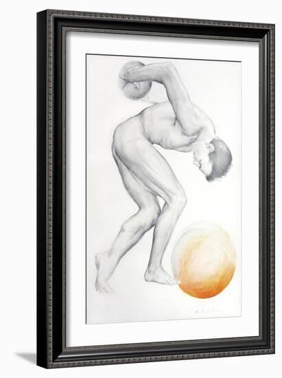 Playing with Planets-Antonio Ciccone-Framed Giclee Print