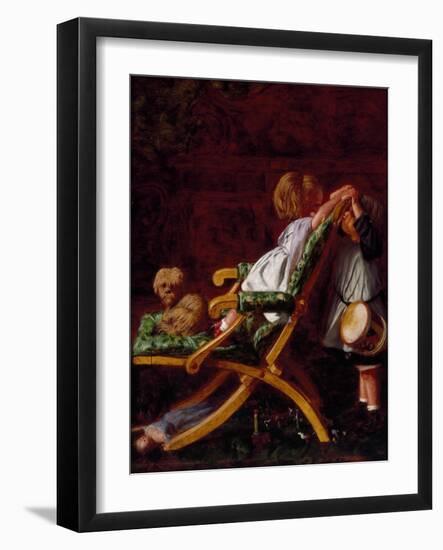 Playmates, 1866-Arthur Boyd Houghton-Framed Giclee Print