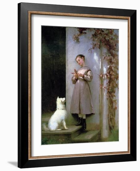 Playmates, 1868-George Cochran Lambdin-Framed Giclee Print