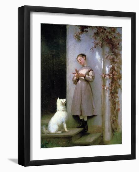 Playmates, 1868-George Cochran Lambdin-Framed Giclee Print