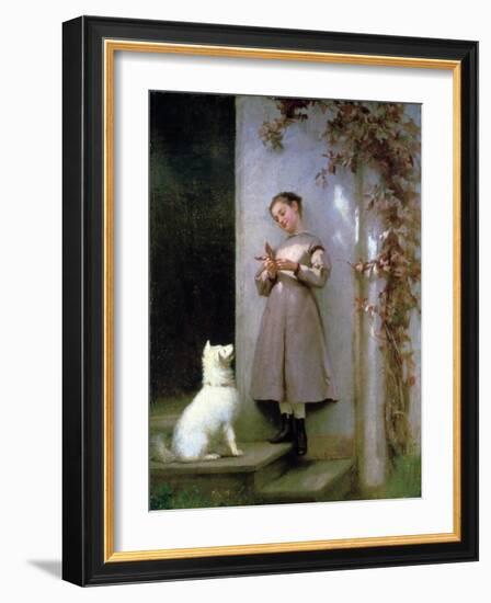 Playmates, 1868-George Cochran Lambdin-Framed Giclee Print