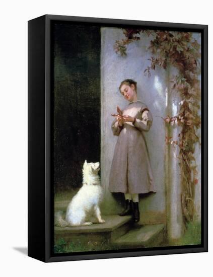 Playmates, 1868-George Cochran Lambdin-Framed Premier Image Canvas