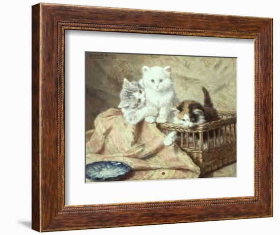 Playmates-Henriette Ronner-Knip-Framed Giclee Print