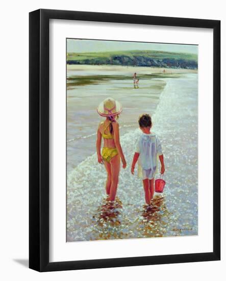 Playmates-Paul Gribble-Framed Giclee Print