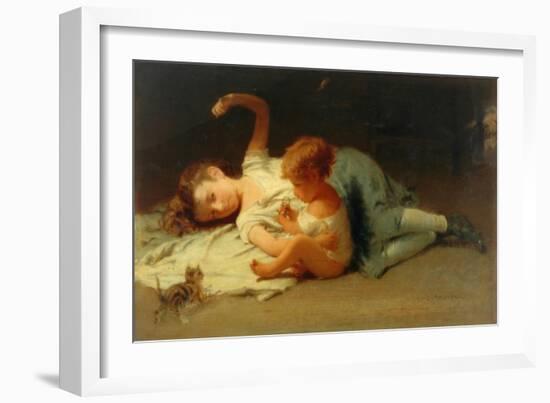 Playmates-John Morgan-Framed Giclee Print