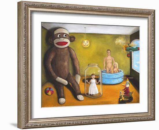 Playroom Nightmare 2-Leah Saulnier-Framed Giclee Print