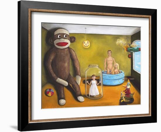 Playroom Nightmare 2-Leah Saulnier-Framed Giclee Print