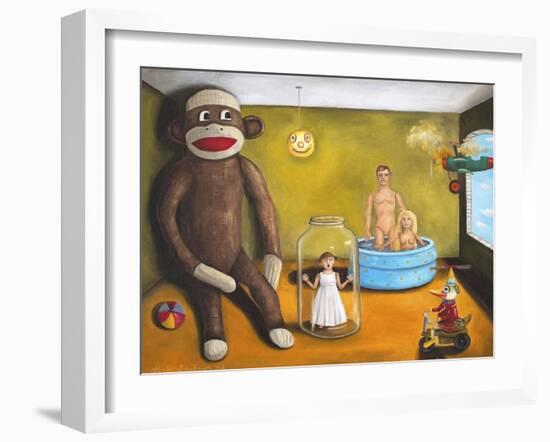 Playroom Nightmare 2-Leah Saulnier-Framed Giclee Print