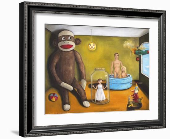 Playroom Nightmare 2-Leah Saulnier-Framed Giclee Print