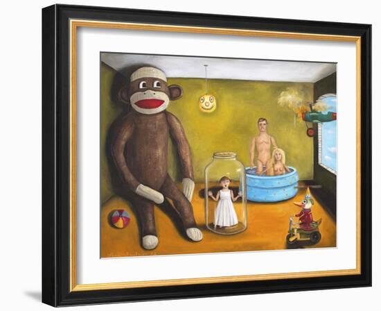 Playroom Nightmare 2-Leah Saulnier-Framed Giclee Print