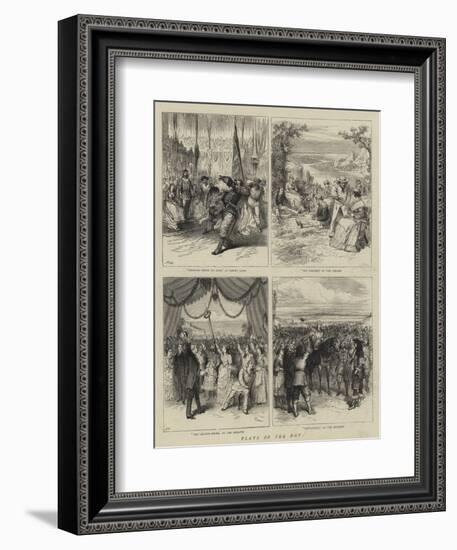 Plays of the Day-Godefroy Durand-Framed Giclee Print