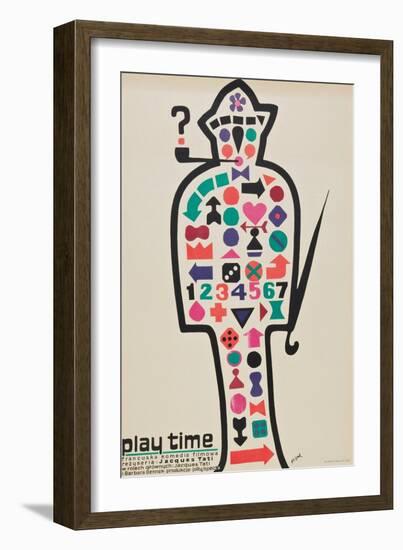 Playtime, 1967, Directed by Jacques Tati-null-Framed Giclee Print