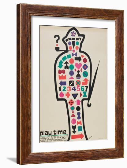 Playtime, 1967, Directed by Jacques Tati-null-Framed Giclee Print