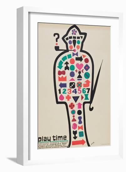 Playtime, 1967, Directed by Jacques Tati-null-Framed Giclee Print