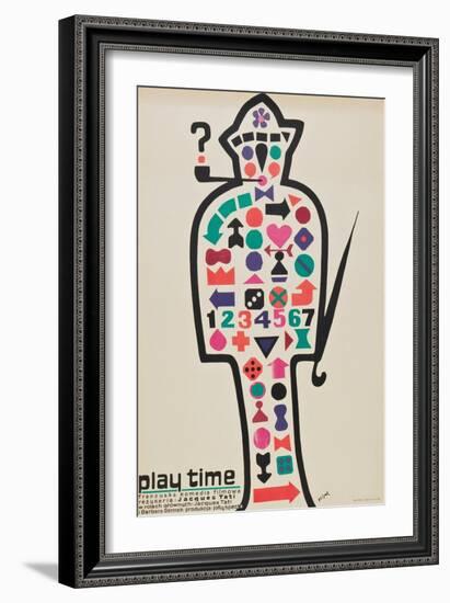 Playtime, 1967, Directed by Jacques Tati-null-Framed Giclee Print