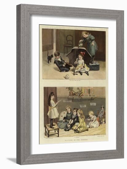 Playtime in the Nursery-Alice Havers-Framed Giclee Print