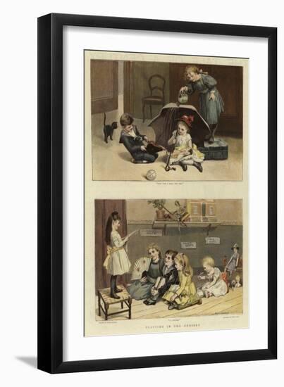 Playtime in the Nursery-Alice Havers-Framed Giclee Print