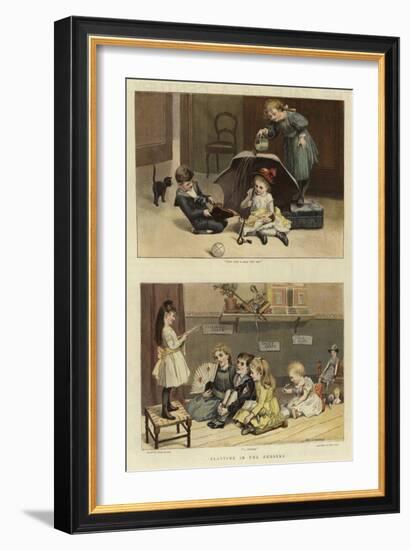 Playtime in the Nursery-Alice Havers-Framed Giclee Print