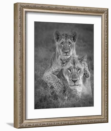 Playtime With Mama!-Ali Khataw-Framed Giclee Print