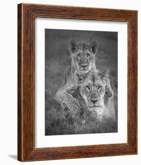 Playtime With Mama!-Ali Khataw-Framed Giclee Print