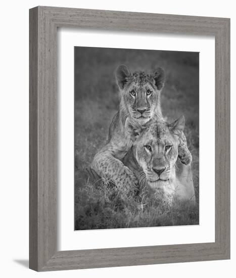 Playtime With Mama!-Ali Khataw-Framed Giclee Print