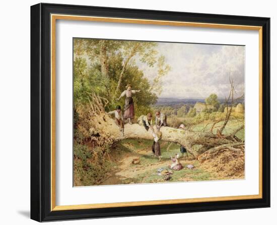 Playtime-Myles Birket Foster-Framed Giclee Print