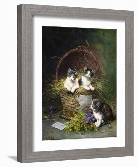 Playtime-Leon-charles Huber-Framed Giclee Print